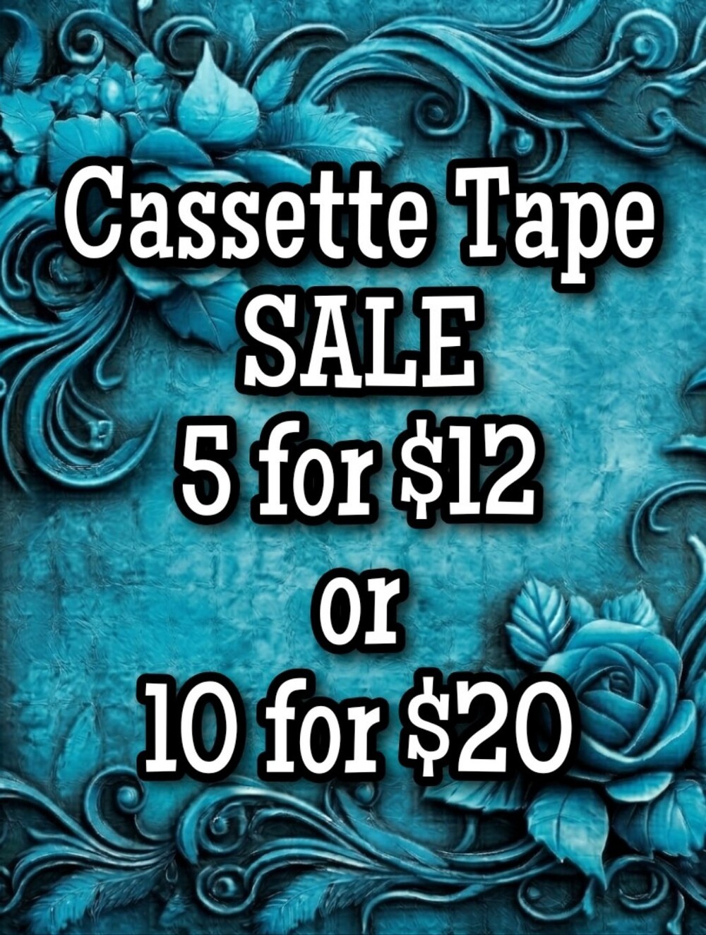 Cassette Tape Sale!